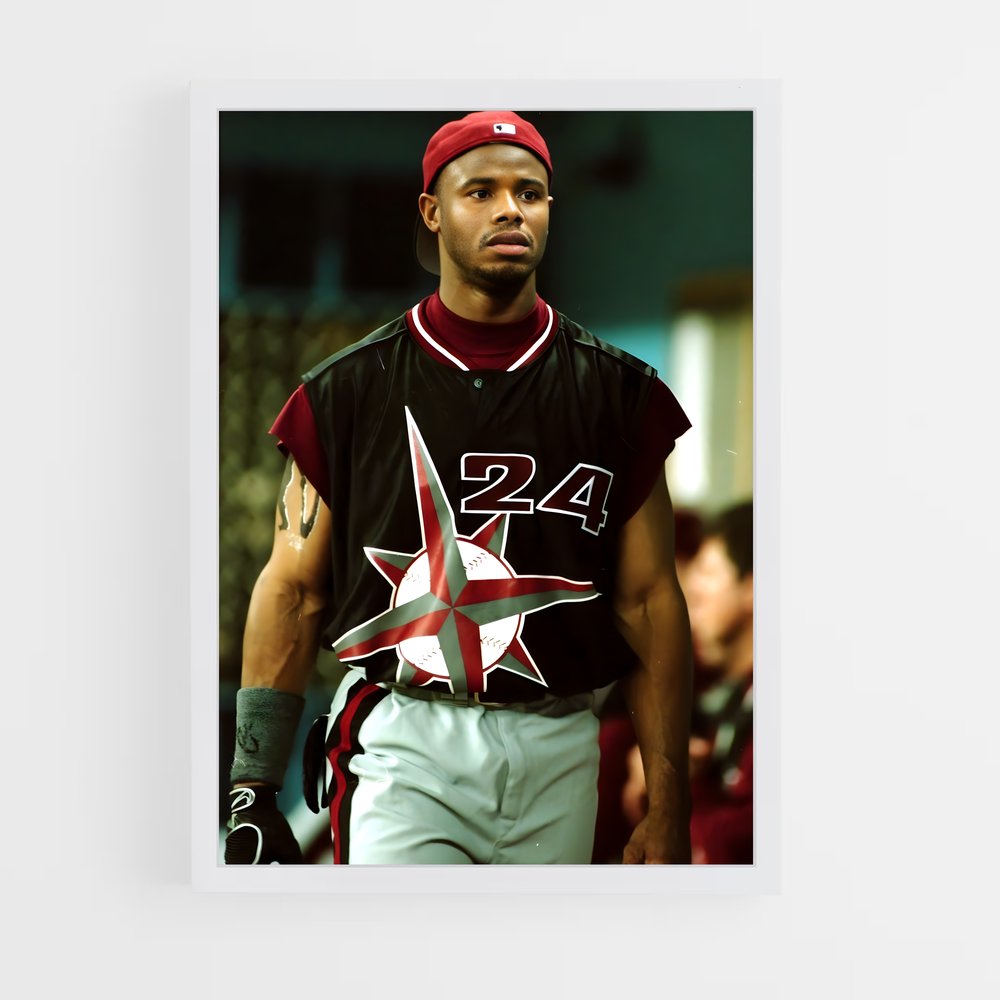 Poster Ken de griffey – affiche Baseball (vue 3)